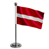 Drapeau bureau lettonie en polyester - pixelforma