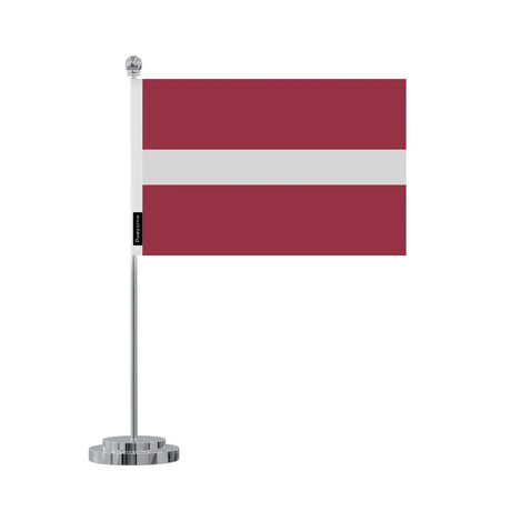 Drapeau bureau lettonie en polyester - pixelforma