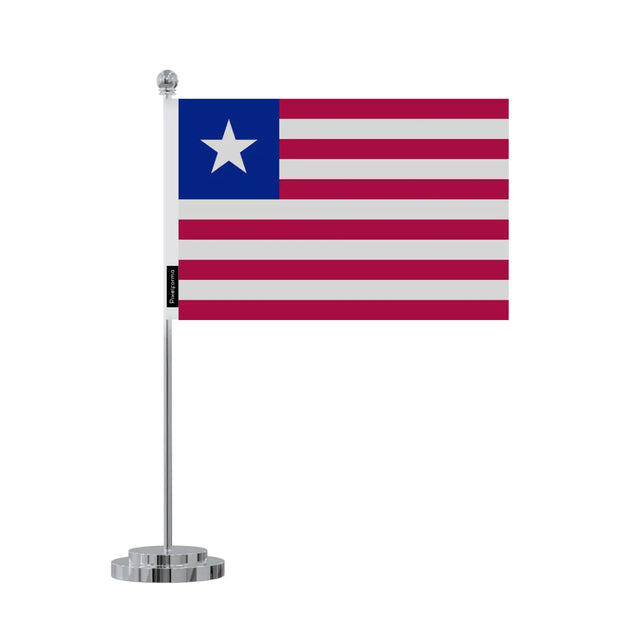 Drapeau bureau Liberia en Polyester - Pixelforma 