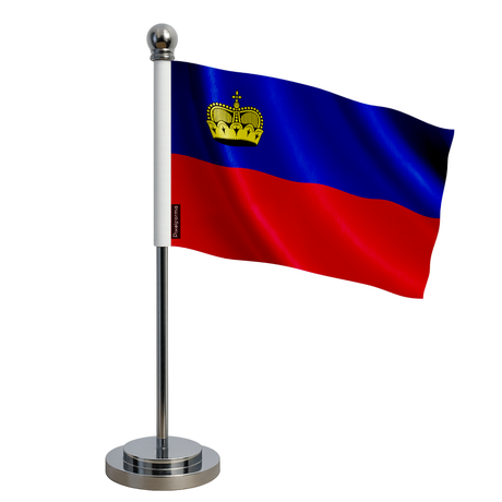 Drapeau bureau liechtenstein en polyester - pixelforma