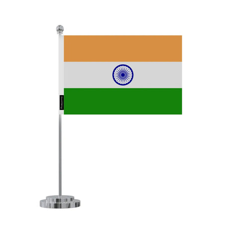 Drapeau bureau l’inde en polyester - pixelforma