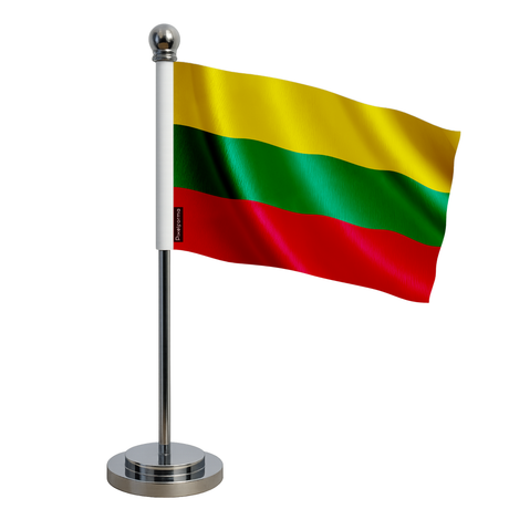 Drapeau bureau lituanie en polyester - pixelforma