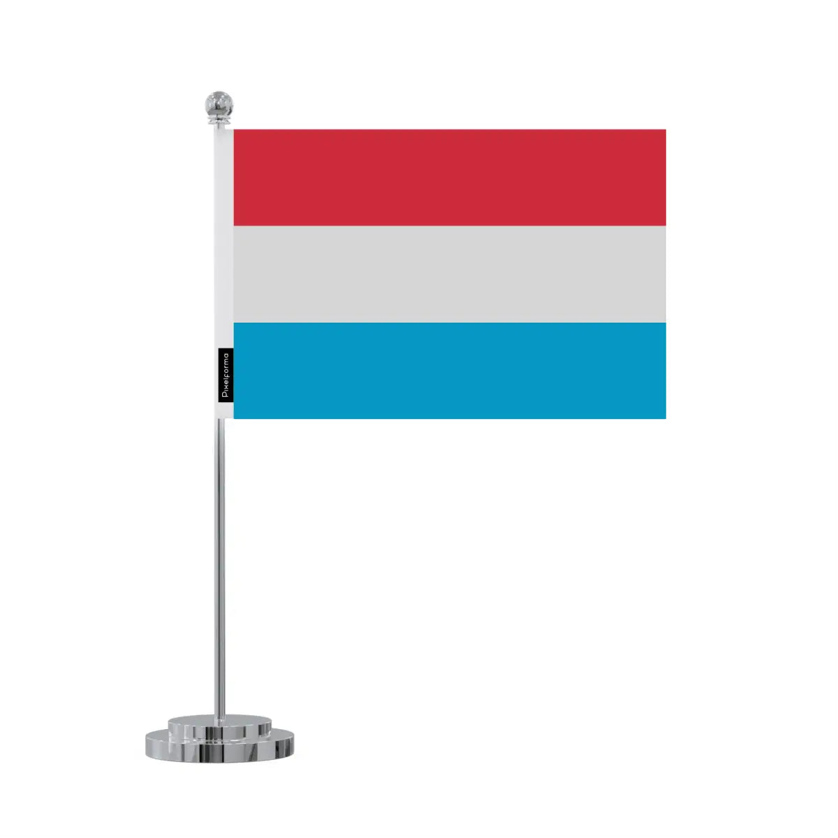 Drapeau bureau Luxembourg en Polyester - Pixelforma 