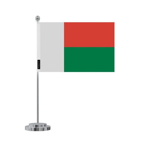 Drapeau bureau Madagascar en Polyester - Pixelforma 