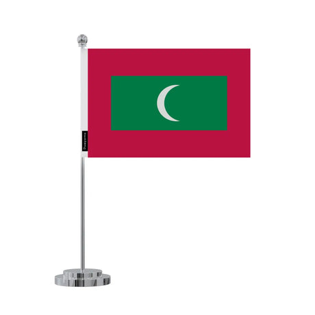 Drapeau bureau maldives en polyester - pixelforma