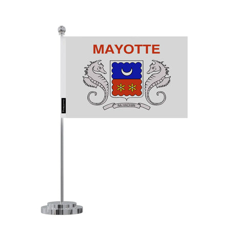 Drapeau bureau mayotte en polyester - pixelforma