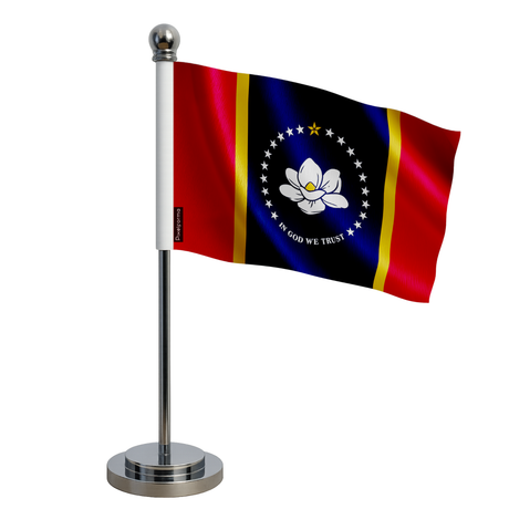 Drapeau bureau mississippi en polyester - pixelforma
