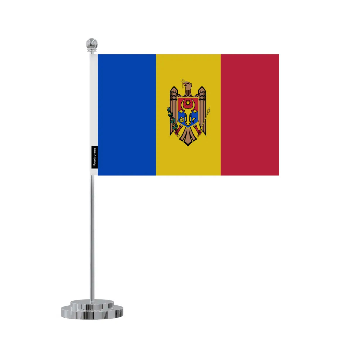 Drapeau bureau Moldavie en Polyester - Pixelforma 