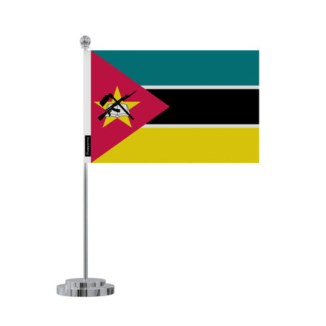 Drapeau bureau mozambique en polyester - pixelforma