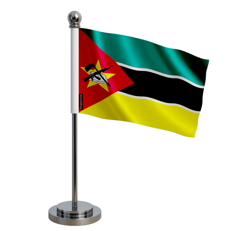 Drapeau bureau mozambique en polyester - pixelforma