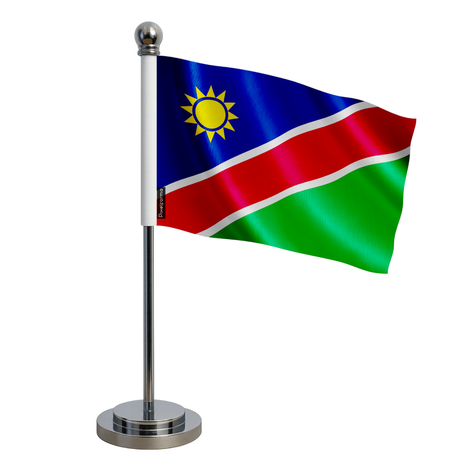 Drapeau bureau namibie en polyester - pixelforma