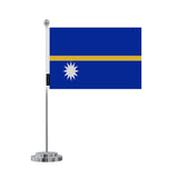 Drapeau bureau nauru en polyester - pixelforma