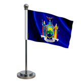Drapeau bureau new york en polyester - pixelforma