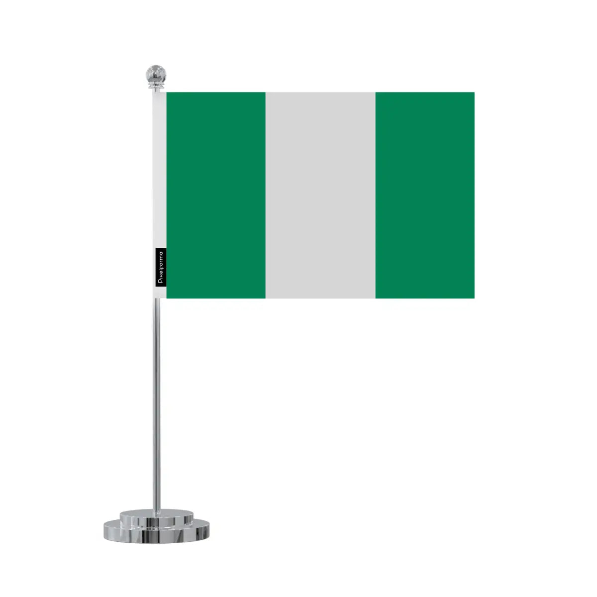 Drapeau bureau Nigeria en Polyester - Pixelforma 