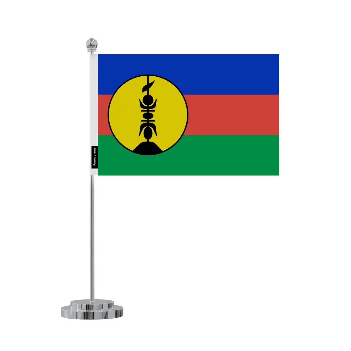 Drapeau bureau nouvelle-calédonie en polyester - pixelforma