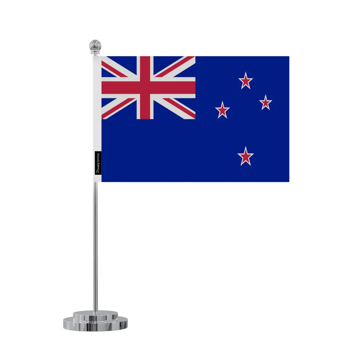 Drapeau bureau nouvelle-zélande en polyester - pixelforma