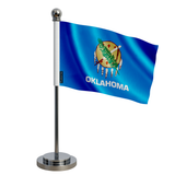 Drapeau bureau oklahoma en polyester - pixelforma