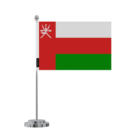 Drapeau bureau Oman en Polyester - Pixelforma 