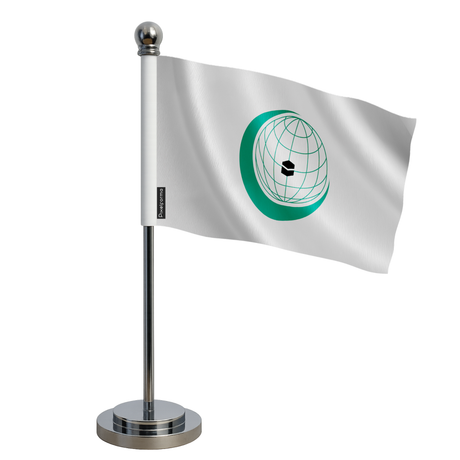 Drapeau bureau organisation de la coopération islamique en polyester - pixelforma