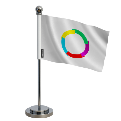 Drapeau bureau organisation internationale de la francophonie en polyester - pixelforma