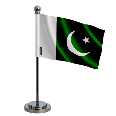 Drapeau bureau pakistan en polyester - pixelforma