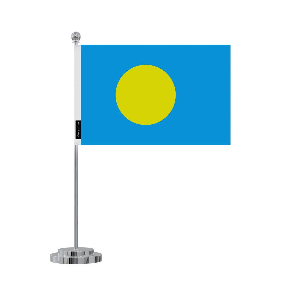 Drapeau bureau palaos en polyester - pixelforma
