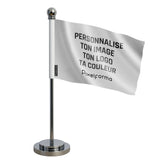 Drapeau bureau personnalisé france tissu résistant intempéries