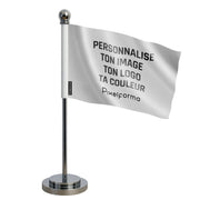 Drapeau bureau personnalisé france tissu résistant intempéries