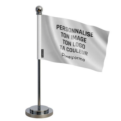 Drapeau bureau personnalisé - pixelforma