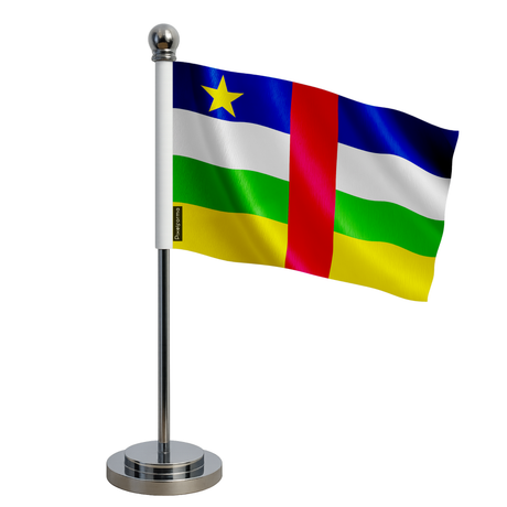 Drapeau bureau république centrafricaine en polyester - pixelforma