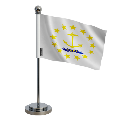 Drapeau bureau rhode island en polyester - pixelforma