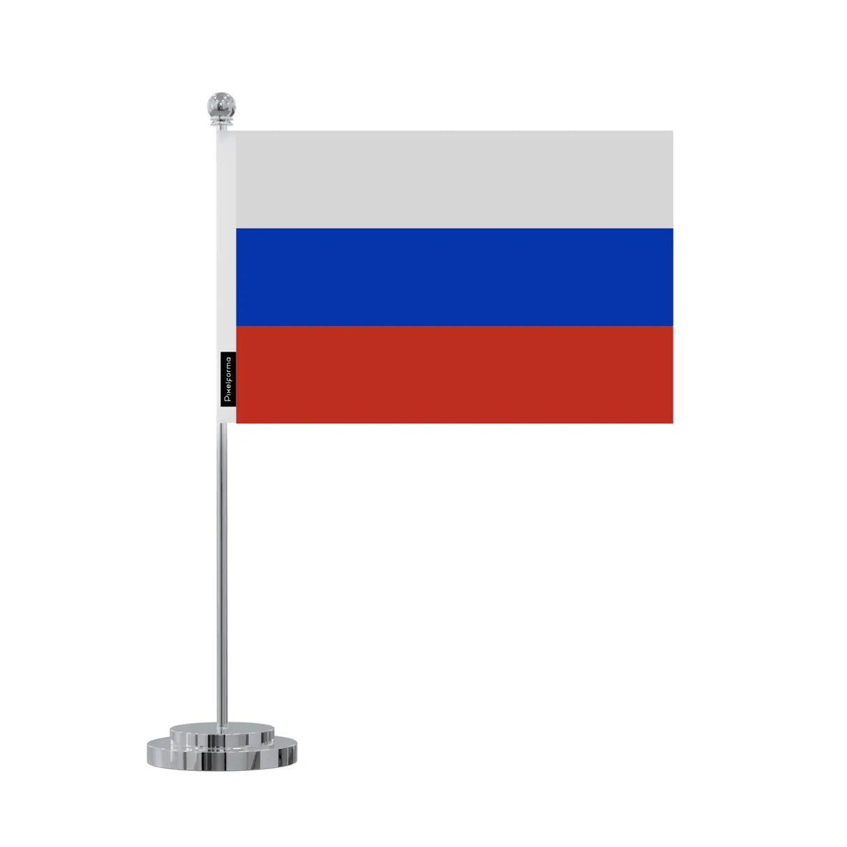 Drapeau bureau russie en polyester - pixelforma