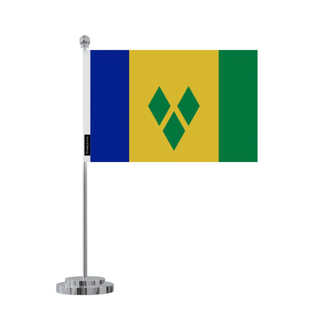 Drapeau bureau Saint-Vincent-et-les-Grenadines en Polyester - Pixelforma 