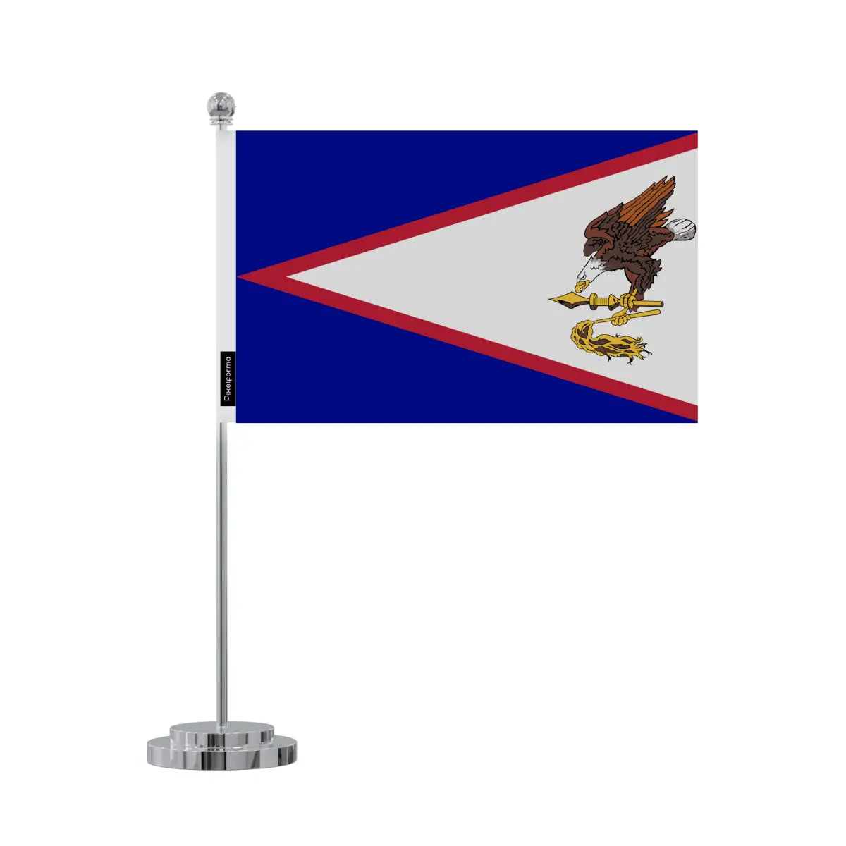 Drapeau bureau samoa américaines en polyester - pixelforma