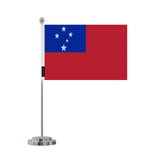 Drapeau bureau Samoa en Polyester - Pixelforma 