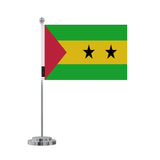 Drapeau bureau sao tomé-et-principe en polyester - pixelforma