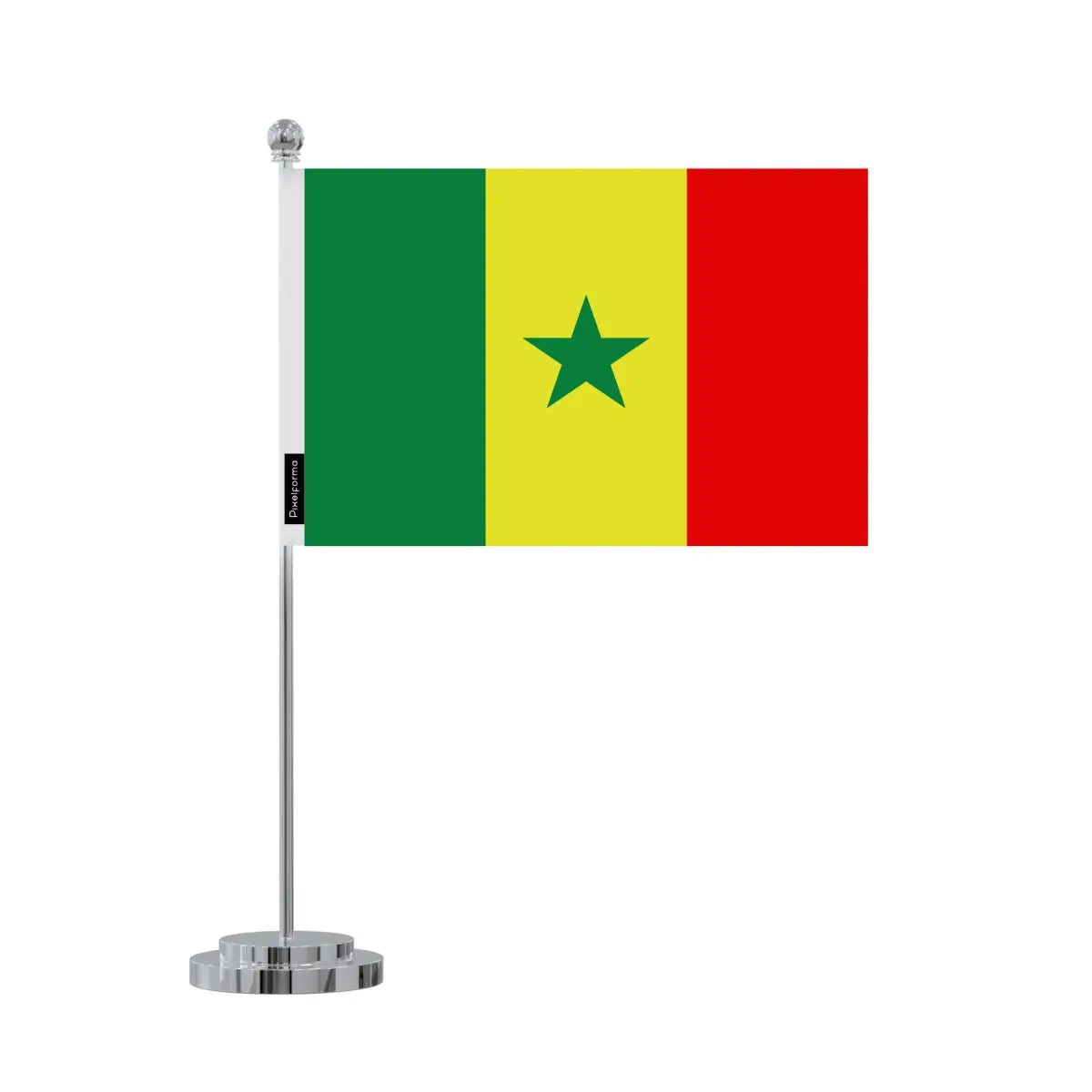 Drapeau bureau Sénégal en Polyester - Pixelforma 