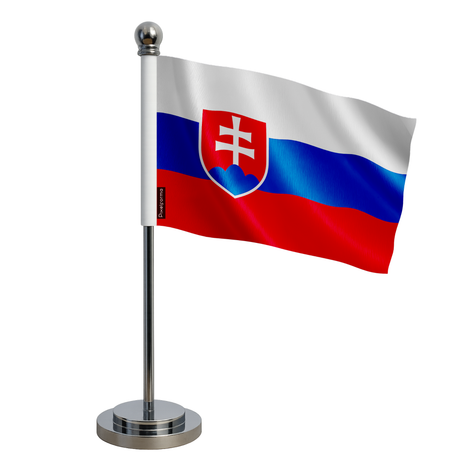 Drapeau bureau slovaquie en polyester - pixelforma