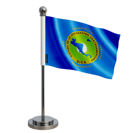 Drapeau bureau système d’intégration centraméricain en polyester - pixelforma