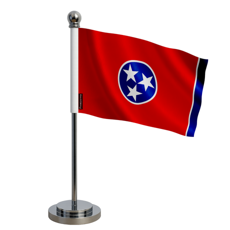 Drapeau bureau tennessee en polyester - pixelforma
