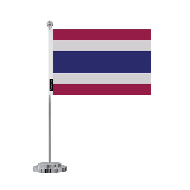 Drapeau bureau Thaïlande en Polyester - Pixelforma 