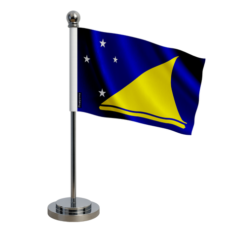 Drapeau bureau tokelau en polyester - pixelforma