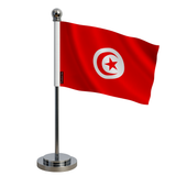 Drapeau bureau tunisie en polyester - pixelforma