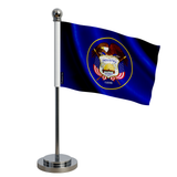 Drapeau bureau utah en polyester - pixelforma