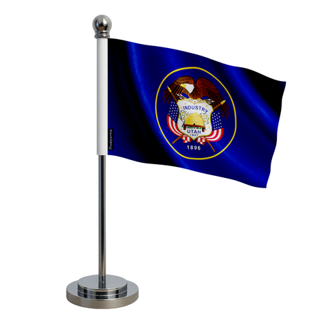 Drapeau bureau utah en polyester - pixelforma