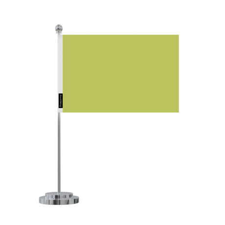 Drapeau bureau vert clair en polyester - pixelforma