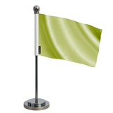 Drapeau bureau vert clair en polyester - pixelforma