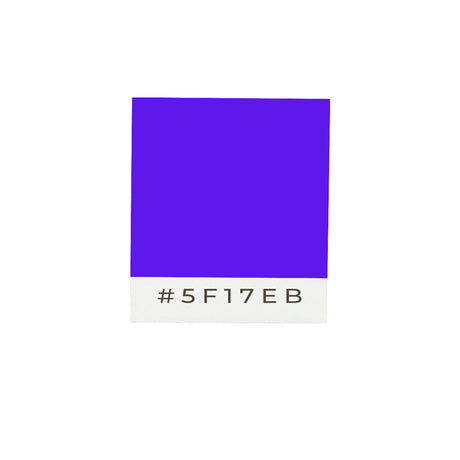 Drapeau bureau violet foncé polyester et socle inoxydable