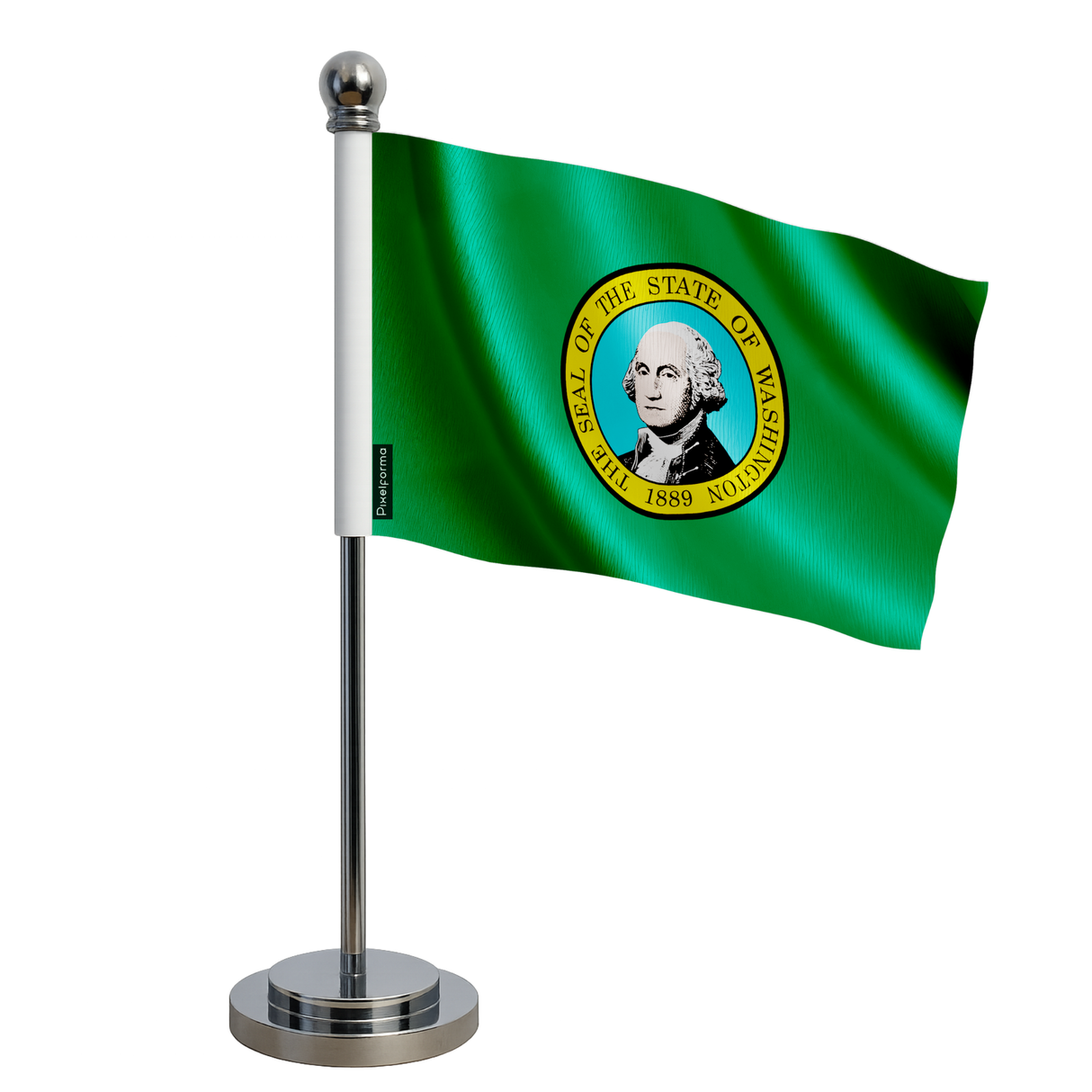 Drapeau bureau washington en polyester - pixelforma