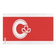 Drapeau calgary polyester résistant avec œillets à gauche